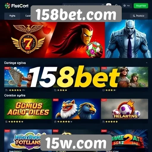 158bet.com análise das opções de jogos disponíveis